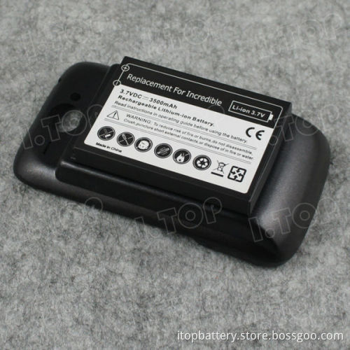 For HTC wildfire G8 extended battery with free back cover door ,3.7V 3500mAh, Made in china